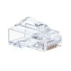 ADT-6ARJKNH-100 RJ-45コネクタ(カテゴリ6A、貫通型、への字ラッチ、ブーツ付き)100個入り。 ADT-6ARJKNH-100 / RJ-45コネクタ(カテゴリ6A、貫通型、への字ラッチ、ブーツ付き)100個入り。
