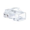 ADT-6ARJKNH-100 / RJ-45コネクタ（カテゴリ6A、貫通型、への字ラッチ、ブーツ付き）100個入り。