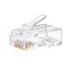 ADT-6RJKN-10 RJ-45コネクタ(カテゴリ6、貫通型、単線・より線共用、10個入り) ADT-6RJKN-10 / RJ-45コネクタ(カテゴリ6、貫通型、単線・より線共用、10個入り)