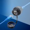 ADT-EX-6ASTPWPC パネルマウント対応 RJ-45中継アダプタ(カテゴリ6A・STP・防水防塵) ADT-EX-6ASTPWPC / パネルマウント対応 RJ-45中継アダプタ(カテゴリ6A・STP・防水防塵)