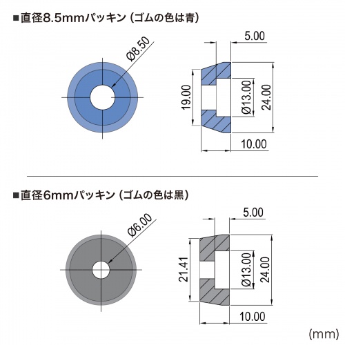 ADT-EX-6ASTPWP / 屋外用 RJ-45中継アダプタ(カテゴリ6A STP)