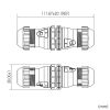 ADT-EX-6ASTPWP 屋外用 RJ-45中継アダプタ(カテゴリ6A STP) ADT-EX-6ASTPWP / 屋外用 RJ-45中継アダプタ(カテゴリ6A STP)