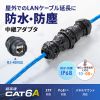 ADT-EX-6ASTPWP 屋外用 RJ-45中継アダプタ(カテゴリ6A STP) ADT-EX-6ASTPWP / 屋外用 RJ-45中継アダプタ(カテゴリ6A STP)