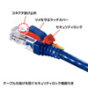 ADT-MCSL-BL 抜け止めセキュリティロックモジュラーカバー(10個・ブルー) ADT-MCSL-BL / 抜け止めセキュリティロックモジュラーカバー(10個・ブルー)