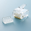 ADT-RJ45-100AN RJ-45コネクタ(単線用・アルタネート方式・100個入り) ADT-RJ45-100AN / RJ-45コネクタ(単線用・アルタネート方式・100個入り)