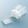 ADT-RJ45-10F / RJ-45コネクタ（より線・超フラットケーブル用・10個入り）