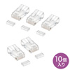 ADT-RJ45-10SN RJ-45コネクタ(単線用・10個入り) ADT-RJ45-10SN / RJ-45コネクタ(単線用・10個入り)