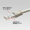 ADT-RJ45TS-100 / ツメ折れ防止カテゴリ5eRJ-45コネクタ（単線用・100個入り）