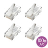 ADT-RJ45TS-100 ツメ折れ防止カテゴリ5eRJ-45コネクタ(単線用・100個入り) ADT-RJ45TS-100 / ツメ折れ防止カテゴリ5eRJ-45コネクタ(単線用・100個入り)