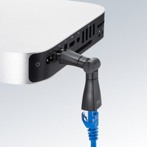 ADT-RJ6A-3D / RJ-45 回転式アダプタ（Cat6A・STP）