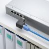 ADT-RJ6A-LR / RJ-45L型変換アダプタ（カテゴリ6A・STP・右出し）