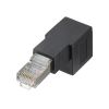 ADT-RJ6A-LU / RJ-45L型変換アダプタ（カテゴリ6A・STP・上出し）