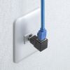 ADT-RJ6A-LU / RJ-45L型変換アダプタ（カテゴリ6A・STP・上出し）