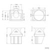 ADT-RJDST2 RJ-45ダストカバー(ホワイト) ADT-RJDST2 / RJ-45ダストカバー(ホワイト)