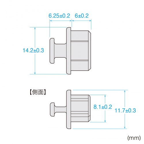 ADT-RJDST3 / RJ-45ダストカバー