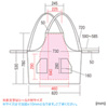 APR-ECO303BK エコ・OAエプロン(ブラック) APR-ECO303BK / エコ・OAエプロン(ブラック)