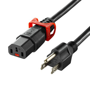 APW15-515C13LP-30 / 抜け防止ロック式電源コード ロックプラス(3m)