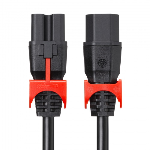 APW15-C14C15LS-1 / 抜け防止ロック式電源コード ロックプラス(1m)
