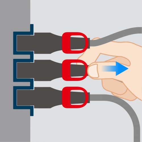 APW15-C14C15LS-1 / 抜け防止ロック式電源コード ロックプラス(1m)