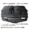 BAG-3WAY16BK 3WAYビジネスバッグ(15.6インチワイド・シングル・通勤用・ブラック) BAG-3WAY16BK / 3WAYビジネスバッグ(15.6インチワイド・シングル・通勤用・ブラック)