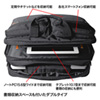BAG-3WAY17BK 3WAYビジネスバッグ(15.6インチワイド・ダブル・出張用・ブラック) BAG-3WAY17BK / 3WAYビジネスバッグ(15.6インチワイド・ダブル・出張用・ブラック)