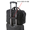 BAG-3WAY17BK 3WAYビジネスバッグ(15.6インチワイド・ダブル・出張用・ブラック) BAG-3WAY17BK / 3WAYビジネスバッグ(15.6インチワイド・ダブル・出張用・ブラック)