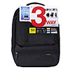 BAG-3WAY18BK 3WAYビジネスバッグ(15.6インチワイド・シングル・タテインチ・ブラック) BAG-3WAY18BK / 3WAYビジネスバッグ(15.6インチワイド・シングル・タテインチ・ブラック)