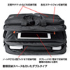 BAG-3WAY19BK 3WAYビジネスバッグ(15.6インチワイド・ダブル・出張用・ブラック) BAG-3WAY19BK / 3WAYビジネスバッグ(15.6インチワイド・ダブル・出張用・ブラック)