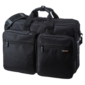 BAG-3WAY22BK / 3WAYビジネスバッグ(15.6インチワイド・ブラック・出張用・大型)