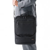 BAG-3WAY23BK / 3WAYビジネスバッグ（16インチワイド・ブラック・縦型・通勤用）