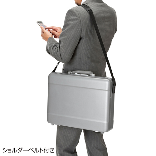 BAG-ABS1N / ABSハードPCケース（16.4インチワイド対応・シルバー）
