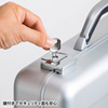 BAG-AL4 PCアルミケース(15.6インチワイド) BAG-AL4 / PCアルミケース(15.6インチワイド)