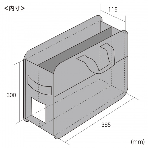BAG-BOX3BK3 / らくらくPCキャリー（15.6インチワイド）