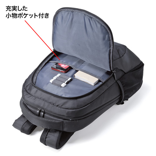 BAG-BP14BK / PCバックパック（15.6インチワイド・ブラック）