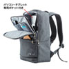 BAG-BP16GY カジュアルPCバックパック(15.6インチワイド対応・グレー) BAG-BP16GY / カジュアルPCバックパック(15.6インチワイド対応・グレー)