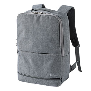 BAG-BP16GY / カジュアルPCバックパック(15.6インチワイド対応・グレー)