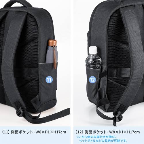 BAG-BP18BK / カジュアルPCバックパック