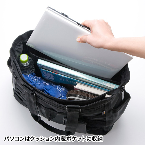 BAG-BT2BK / ビジカジトートバッグ（横）