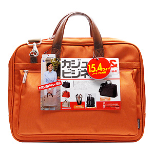 BAG-C25D / カジュアルPCバッグ（オレンジ）