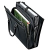 BAG-C33BK ストライプPCバッグ(ダブル・14.1インチワイド対応・ブラック) BAG-C33BK / ストライプPCバッグ(ダブル・14.1インチワイド対応・ブラック)