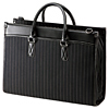 BAG-C33BK / ストライプPCバッグ(ダブル・14.1インチワイド対応・ブラック）