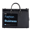 BAG-C33BK / ストライプPCバッグ(ダブル・14.1インチワイド対応・ブラック）