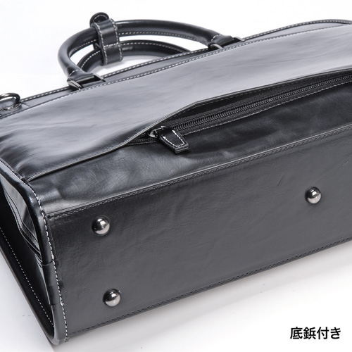 BAG-C34BK / 合皮ビジネスバッグ（ブラック）
