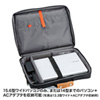 BAG-C38BKN PCキャリングバッグ(15.6インチワイド対応・ブラック) BAG-C38BKN / PCキャリングバッグ(15.6インチワイド対応・ブラック)