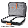 BAG-C38BKN PCキャリングバッグ(15.6インチワイド対応・ブラック) BAG-C38BKN / PCキャリングバッグ(15.6インチワイド対応・ブラック)