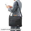 BAG-C38BKN PCキャリングバッグ(15.6インチワイド対応・ブラック) BAG-C38BKN / PCキャリングバッグ(15.6インチワイド対応・ブラック)