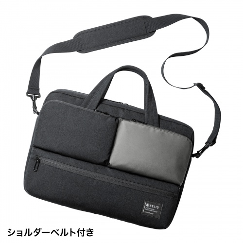 BAG-CA10BK / カジュアルPCバッグ（15.6インチワイド対応・ブラック）