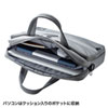 BAG-CA10GY / カジュアルPCバッグ（16インチワイド対応・グレー）