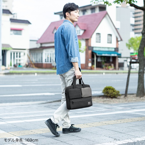 BAG-CA11BK / カジュアルPCバッグ（13.3インチワイド対応・ブラック）