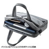 BAG-CA11GY カジュアルPCバッグ(14インチワイド対応・グレー) BAG-CA11GY / カジュアルPCバッグ(14インチワイド対応・グレー)